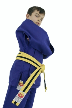 Kimono DRAGÃO Jiu Jitsu DK Infantil Azul - comprar online