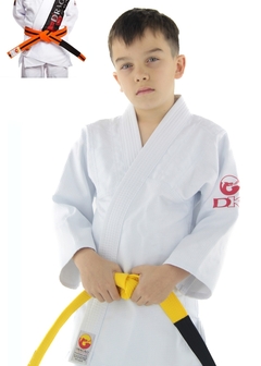 Kimono DRAGÃO Jiu Jitsu DK Infantil Branco