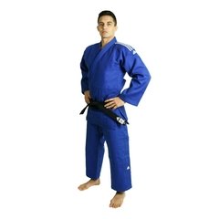 Kimono Judô adidas Champion II Azul - Selo eletrônico FIJ - comprar online