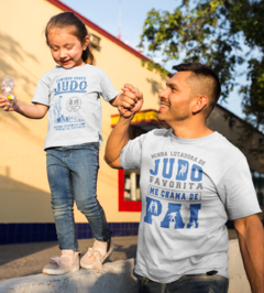 camisa Judo Pai de Judoca Menina