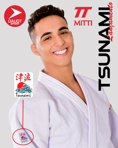 Kimono MITTI Tsunami Branco Adulto 720g/m2 - DaudtSport
