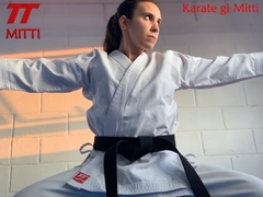 Kimono Karate Adulto em lona PA 50% pol + 50% alg - comprar online