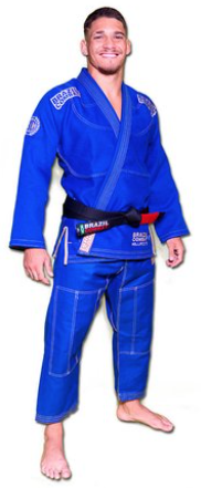 KIMONO BRAZIL COMBAT BJJ ROOTS AZUL