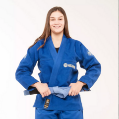 Kimono Jiu-jitsu Atama Classic Feminino Azul