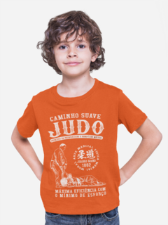 Judo Caminho Suave camisa cor texto em branco - DaudtSport
