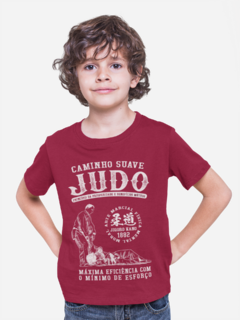 Judo Caminho Suave camisa cor texto em branco on internet