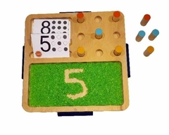 Tabla Sensorial Montessori Numérica Y Encastre Mis Juguetes2