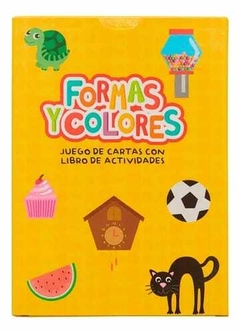 Cartas con libro de actividades - Formas y Colores