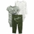 Carter´S Set 3 Piezas Bodies Pantalon Cocodrilo