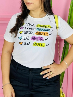 T-shirt Canelada Viva simples na internet