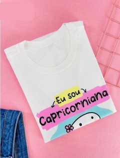 T-shirt ribana canelada Flork Signo Capricórnio - comprar online