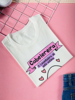 T-shirt ribana canelada Cabelereira - comprar online
