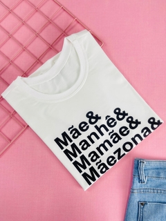 T-shirt Trend Soft Mãe & Manhê & Mamãe & Mãezona & Mãezinha & Coroa & Minha véia - comprar online