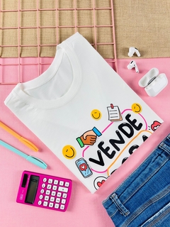 T-shirt ribana canelada Vendedora - comprar online