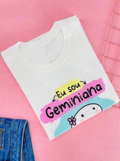 T-shirt ribana canelada Flork Signo Gêmeos - comprar online