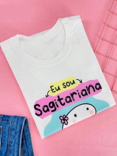 T-shirt ribana canelada Flork Signo Sagitário - comprar online