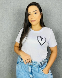 T-shirt Canelada Coração