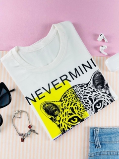 T-shirt ribana canelada Nevermind - comprar online