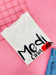 T-shirt ribana canelada Profissões Medicina veterinária - comprar online