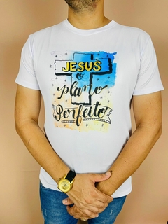 T-shirt Masculina Canelada Jesus o plano perfeito - comprar online