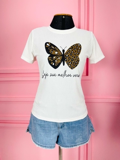 T-shirt Ribana Canelada Seja sua melhor versão - comprar online