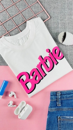 T-shirt ribana canelada Barbie