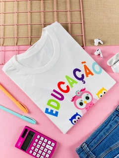 T-shirt ribana canelada Educação Infantil - comprar online