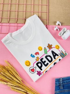 T-shirt ribana canelada Pedagoga - comprar online
