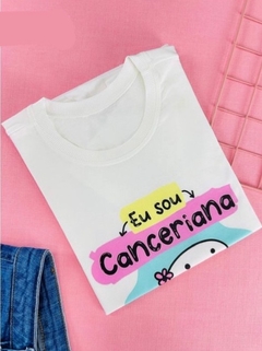T-shirt ribana canelada Flork Signo Câncer - comprar online
