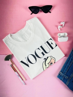 T-shirt ribana canelada Vogue Alice do país das maravilhas - comprar online
