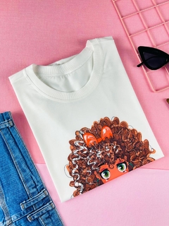 T-shirt ribana canelada Curly Girl - comprar online