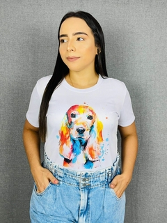 T-shirt Canelada DOG colorido