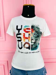 T-shirt Ribana Canelada Yeshua - loja online