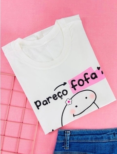 T-shirt ribana canelada Flork: Pareço fofa: e sou mesmo! - comprar online