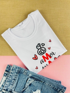 T-shirt Canelada Mãe amor pra sempre - comprar online
