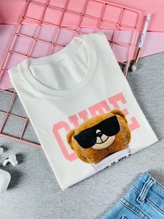 T-shirt ribana canelada Cute Friend - comprar online