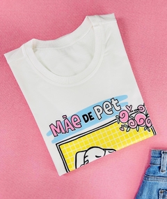 T-shirt ribana canelada Mãe de Pet - comprar online
