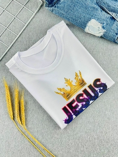 T-shirt Feminina Canelada Jesus leão de judá - comprar online