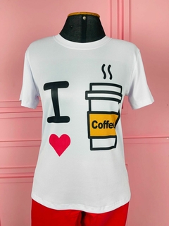 T-shirt Canelada I love coffe