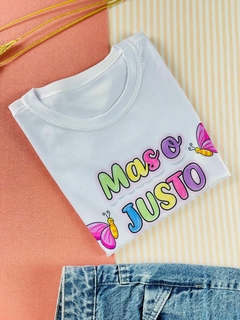 T-shirt Canelada Mas o justo viverá pela fé - comprar online