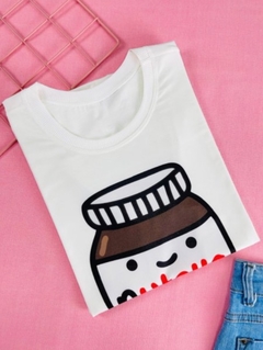 T-shirt ribana canelada FRIENDS nutella - comprar online