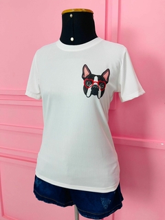T-shirt Ribana Canelada Doguinho Fashion - comprar online