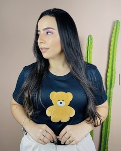 T-shirt Canelada Teddy -Preta na internet