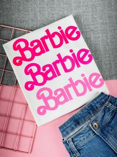 T-shirt ribana canelada Barbie