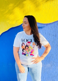T-shirt ribana canelada Princesas da Disney - comprar online