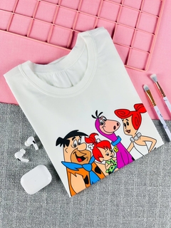 T-shirt ribana canelada Flinstones - comprar online