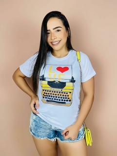 T-shirt Canelada Love máquina de datilografar - Fabi T-shirts