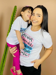 T-shirt Canelada Mãe e filha(o) - Fabi T-shirts