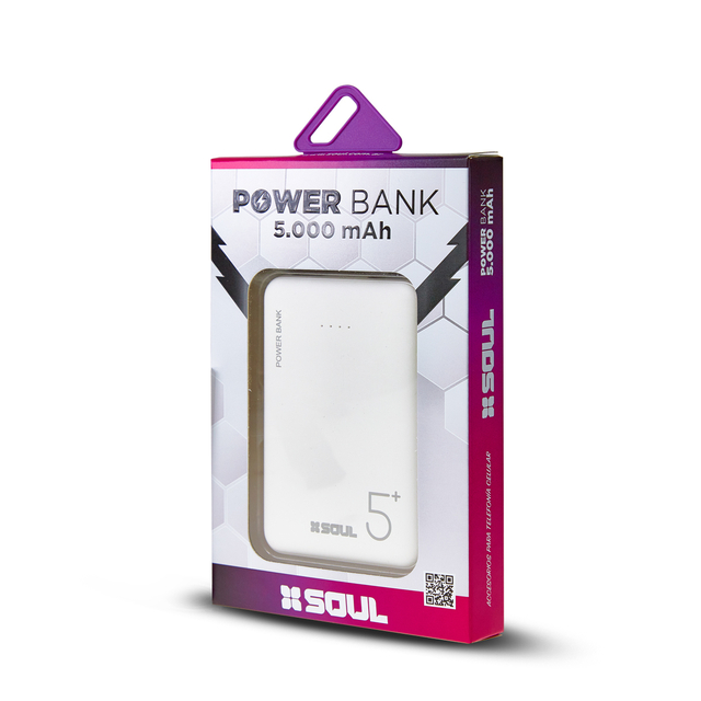 Power Bank Cargador Portátil 5000 Mah Soul