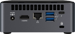 Intel NUC i3 Mini PC Kit Dual RAM Slots 2.5 in HDD SSD + M.2 PCIe HDMI 2.0b USBC, NUC10i3FNH